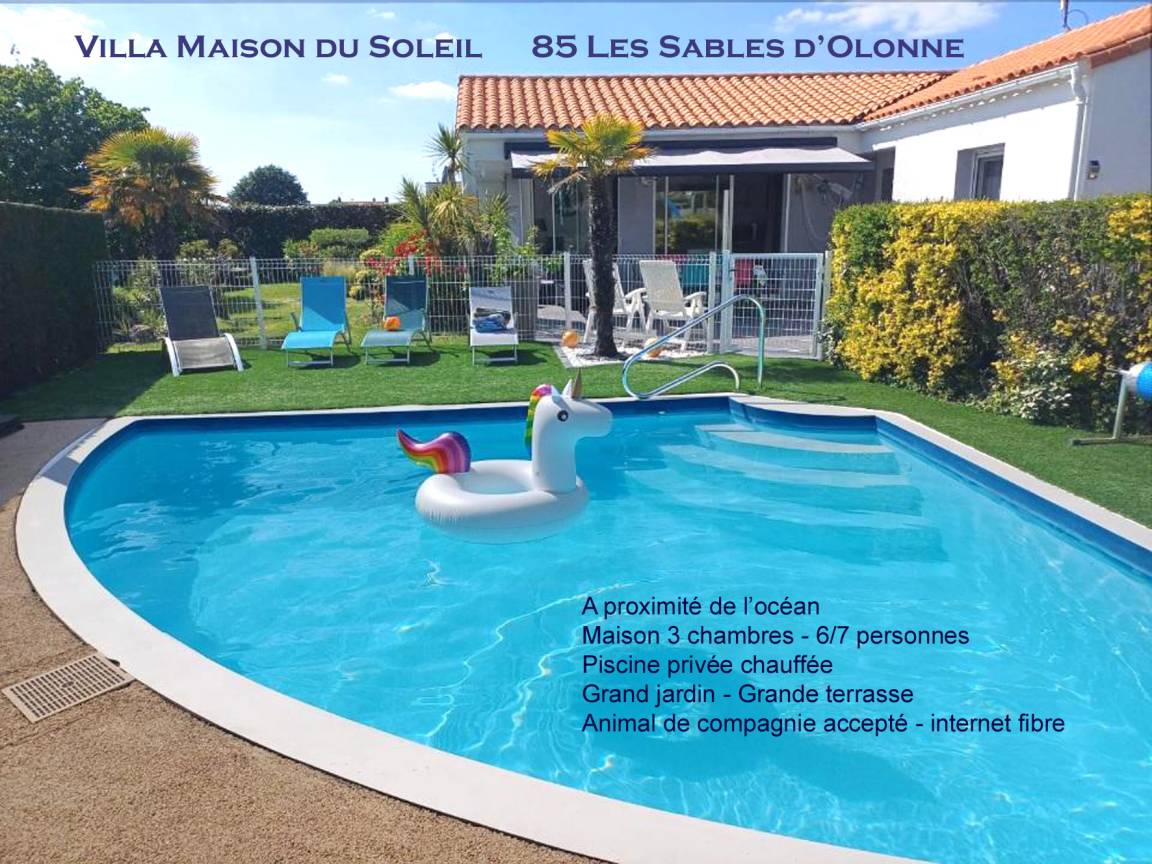 85 M² Villa ∙ 3 Chambres ∙ 7 Personnes - Les Sables-d'Olonne