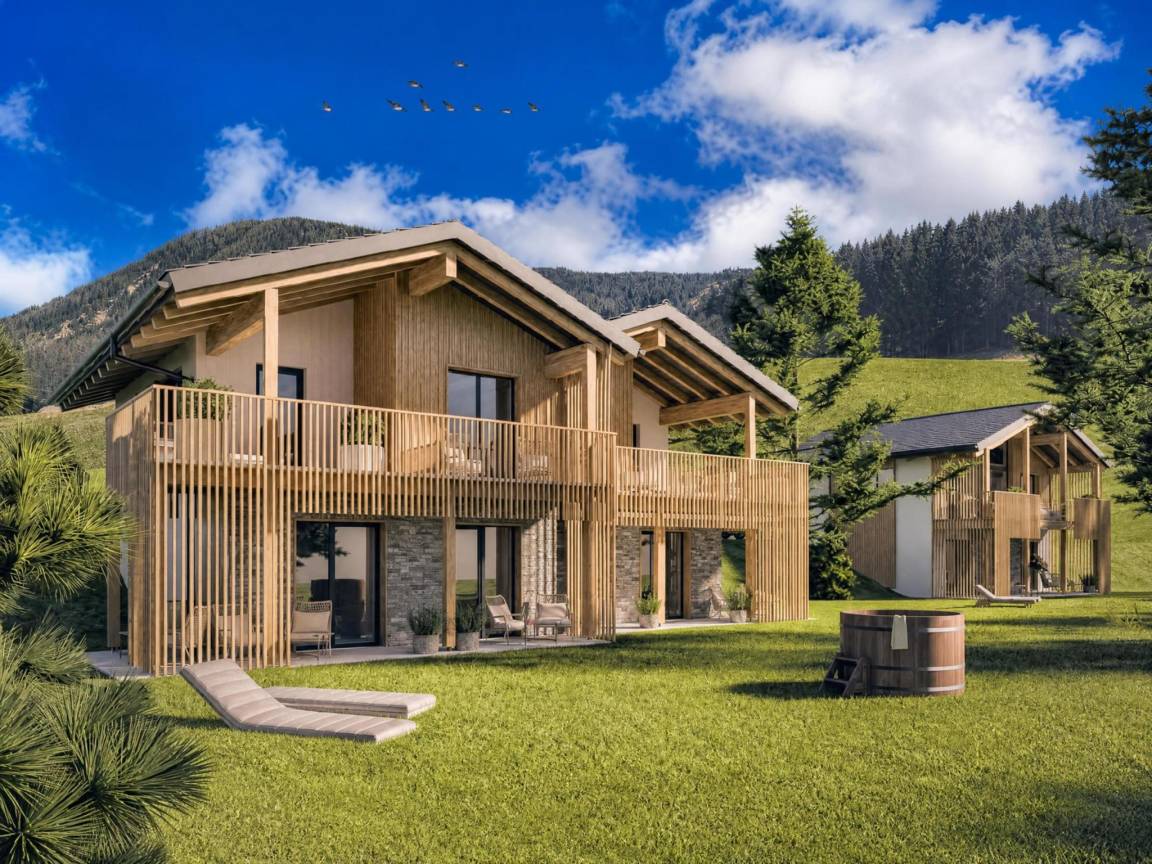 90 m&sup2; Chalet 3 Schlafzimmer 6 G&auml;ste