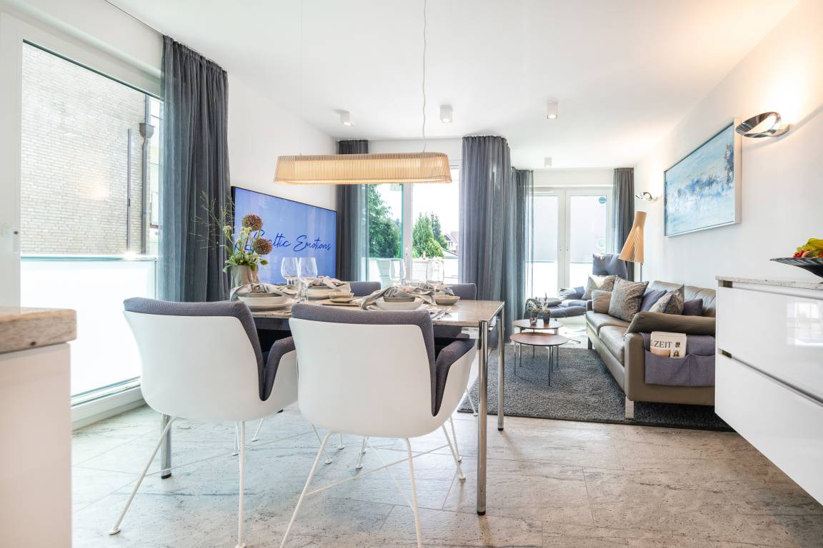 54 m&sup2; Ferienwohnung 2 Schlafzimmer 3 G&auml;ste