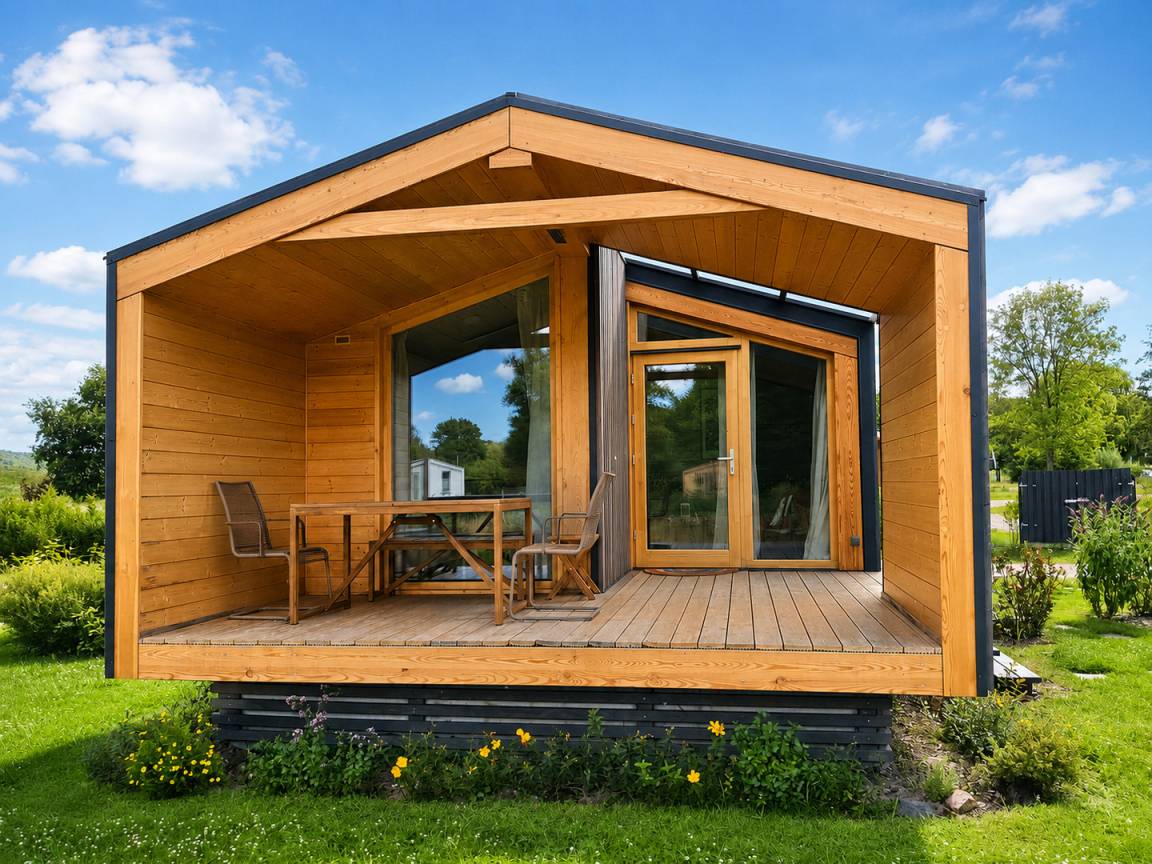 35 m&sup2; Ferienhaus 1 Schlafzimmer 5 G&auml;ste