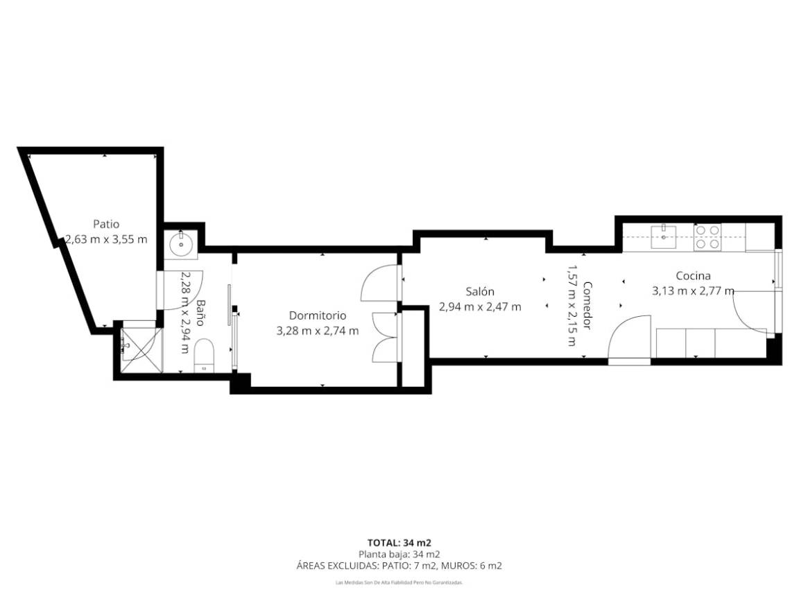 48 M² Appartamento Vacanza ∙ 1 Camera Da Letto ∙ 2 Ospiti - Valencia