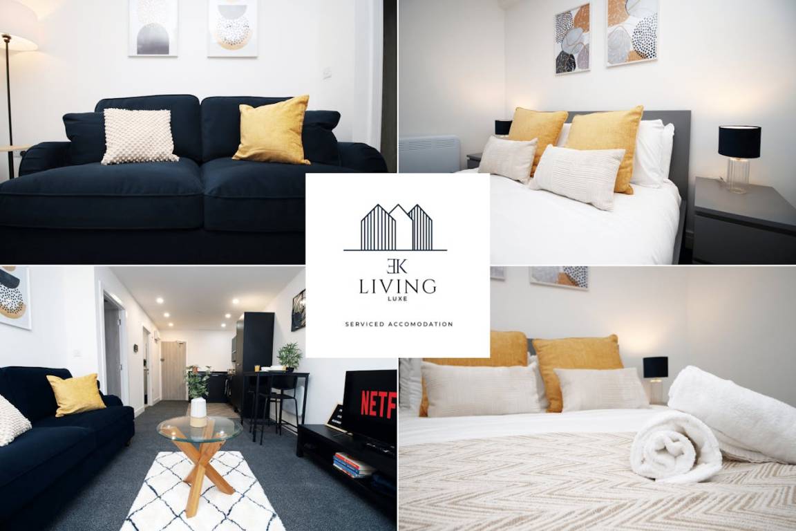80 M² Ferienwohnung ∙ 1 Schlafzimmer ∙ 2 Gäste - Cardiff