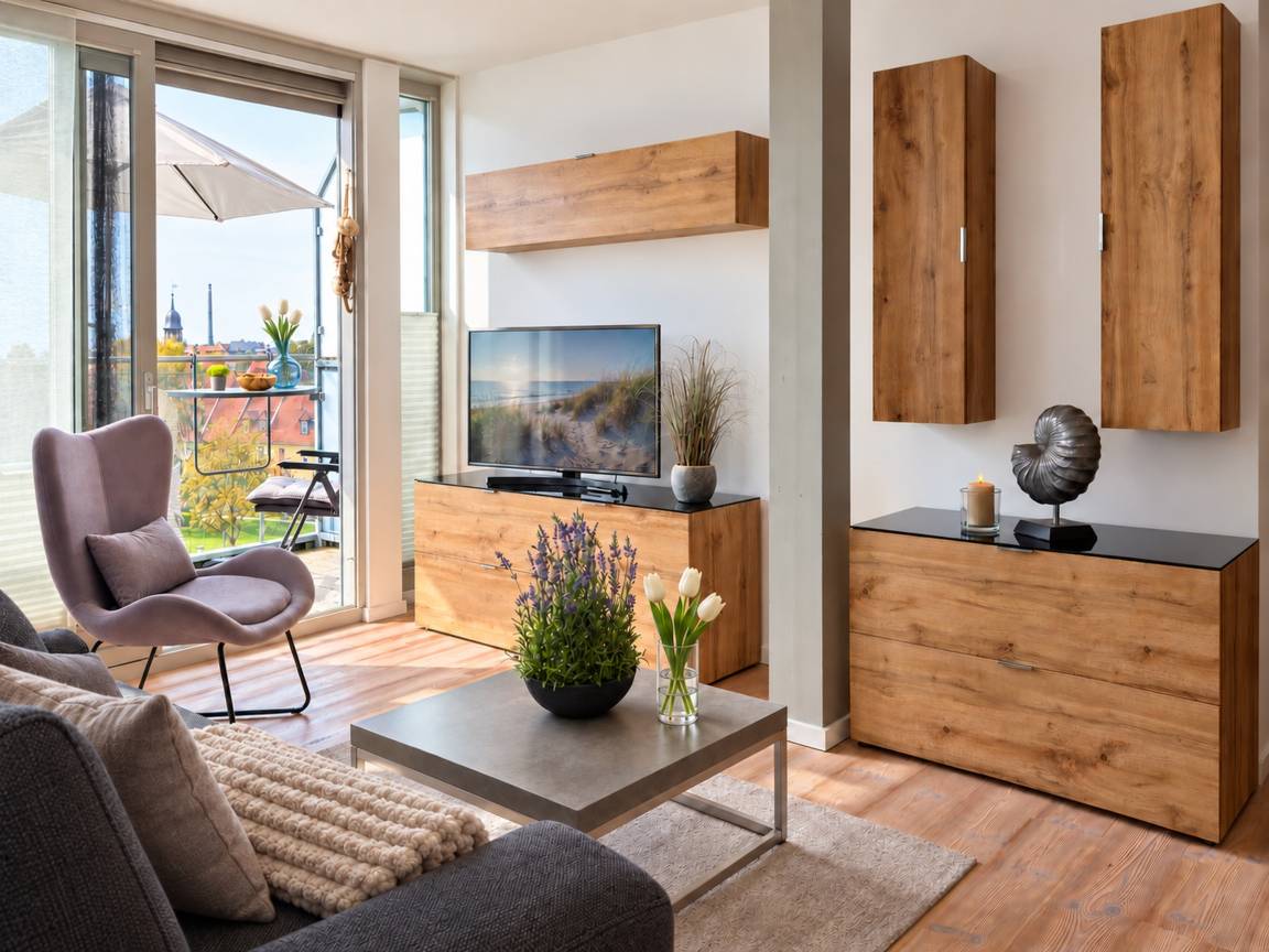 55 m&sup2; Ferienwohnung 1 Schlafzimmer 3 G&auml;ste