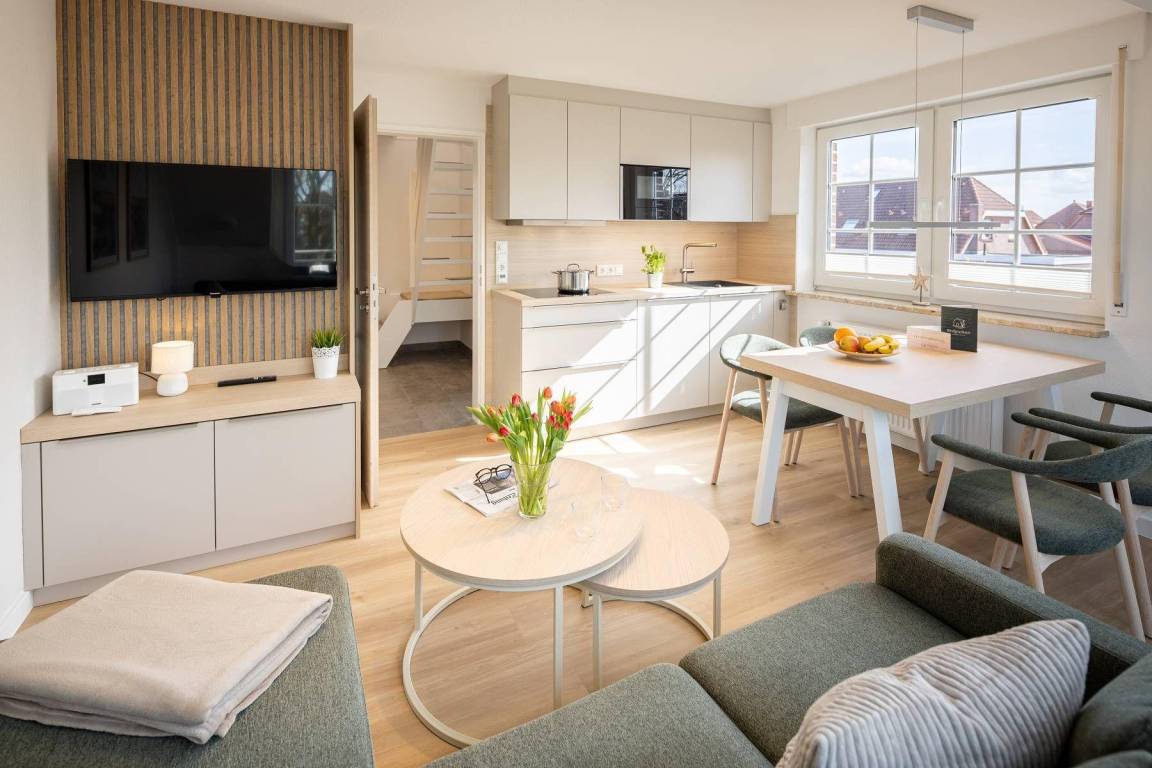 48 M² Ferienwohnung ∙ 1 Schlafzimmer ∙ 4 Gäste - Norddeich