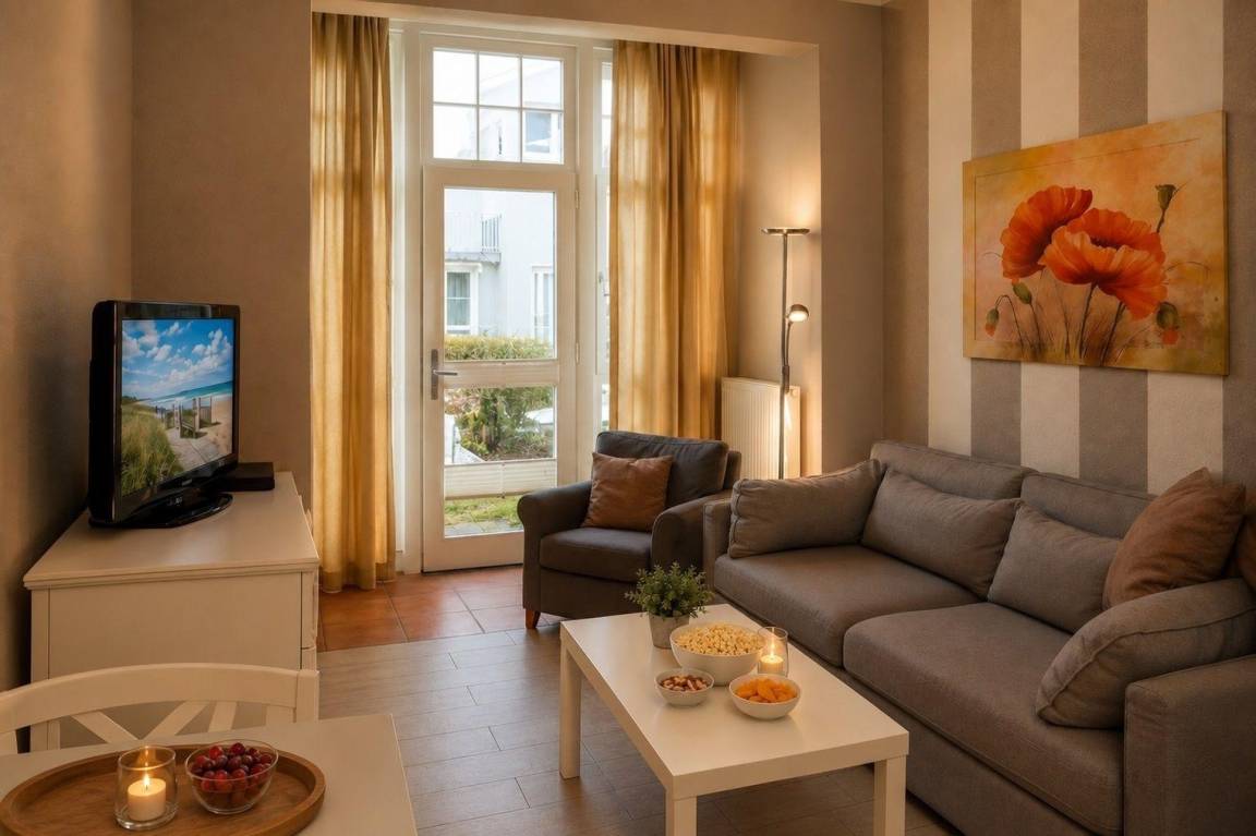 44 m&sup2; Ferienwohnung 1 Schlafzimmer 4 G&auml;ste