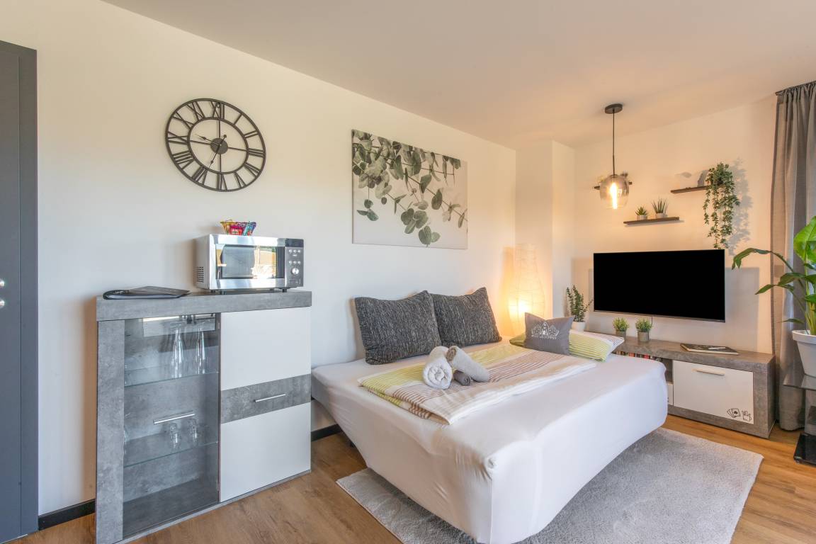 48 M² Ferienwohnung ∙ 1 Schlafzimmer ∙ 3 Gäste - Laichingen