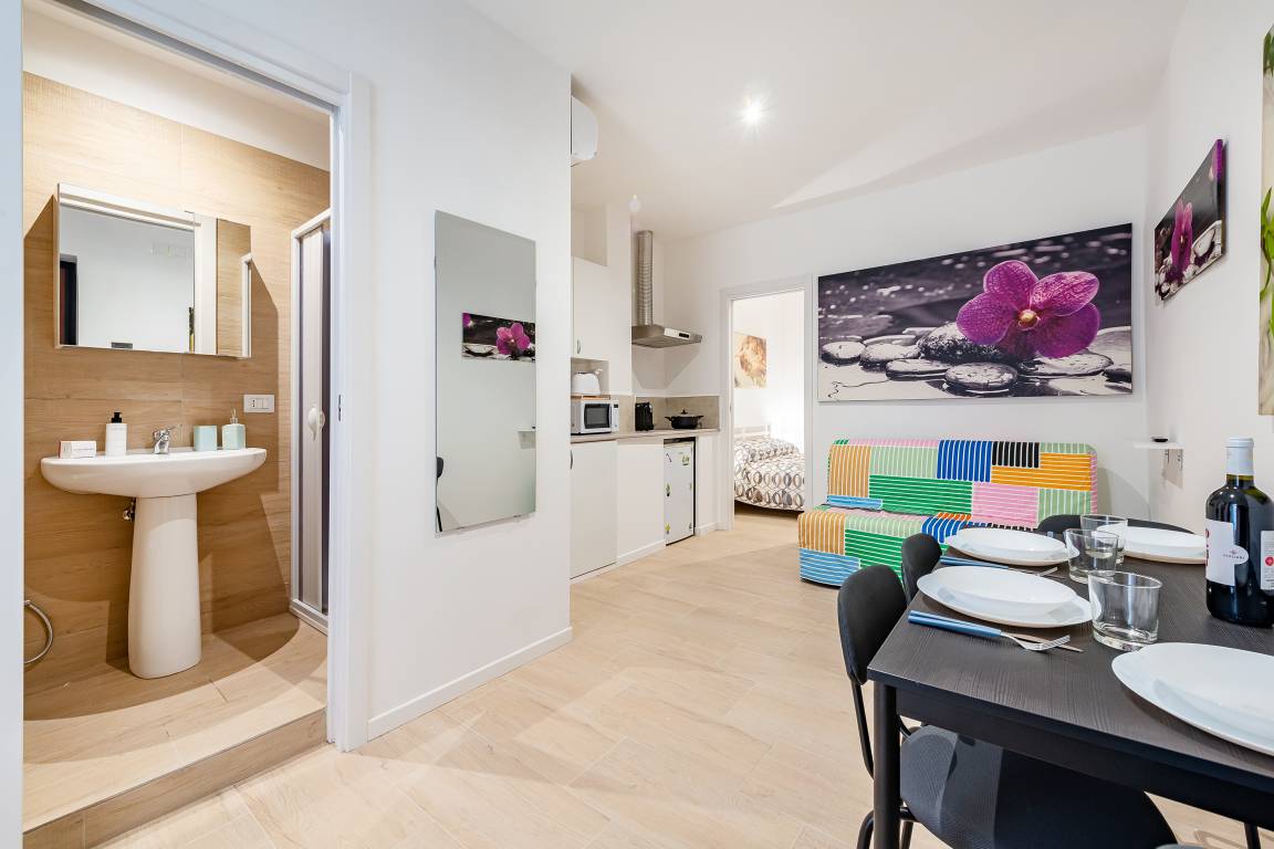 30 M² Apartamento ∙ 1 Habitación ∙ 4 Huéspedes - Bari