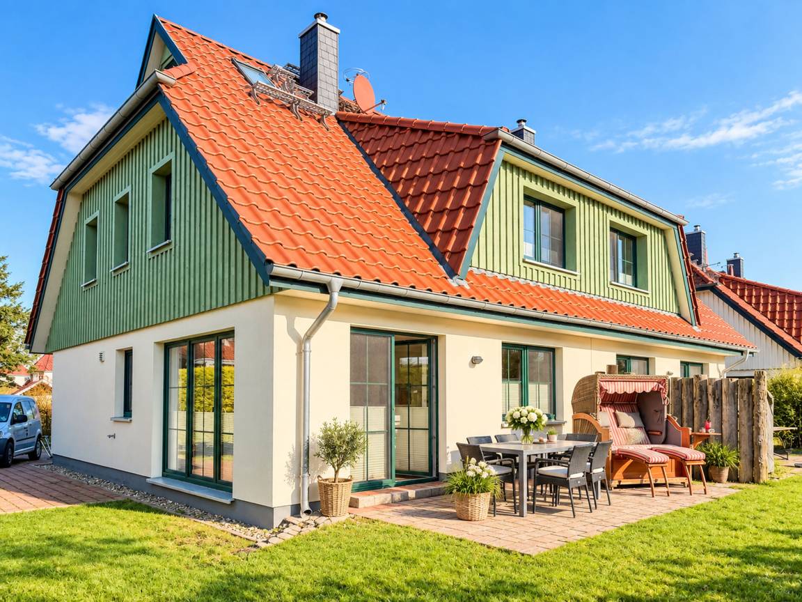 115 m&sup2; Ferienhaus 3 Schlafzimmer 6 G&auml;ste