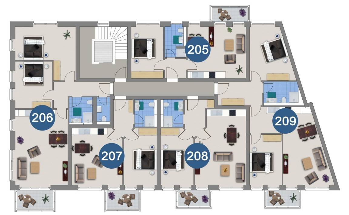 80 m² Ferienwohnung ∙ 2 Schlafzimmer ∙ 4 Gäste – Bild 4