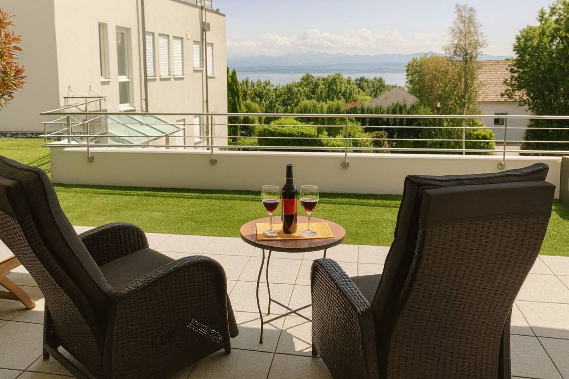 70 M² Ferienwohnung ∙ 1 Schlafzimmer ∙ 2 Gäste - Immenstaad am Bodensee