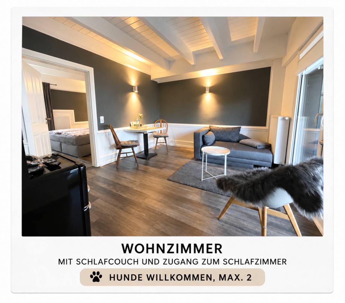 33 m&sup2; Ferienwohnung 1 Schlafzimmer 2 G&auml;ste