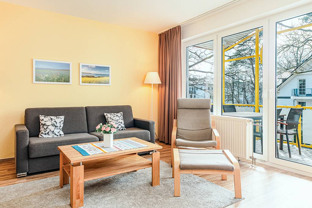 60 m² Ferienwohnung ∙ 1 Schlafzimmer ∙ 2 Gäste – Bild 2