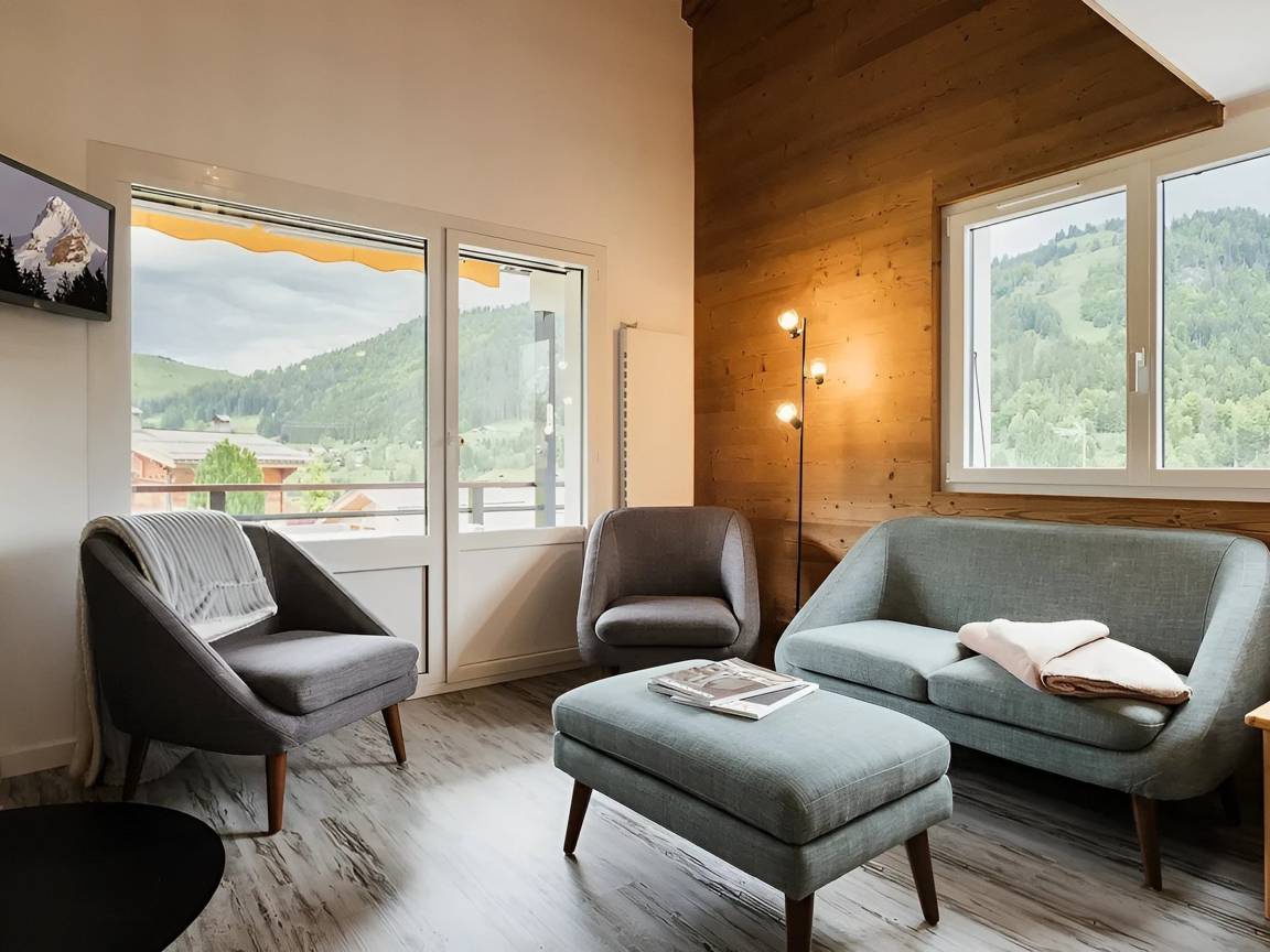 55 평방 미터 아파트  ∙ 침실 2개 ∙ 게스트 6명 - La Clusaz