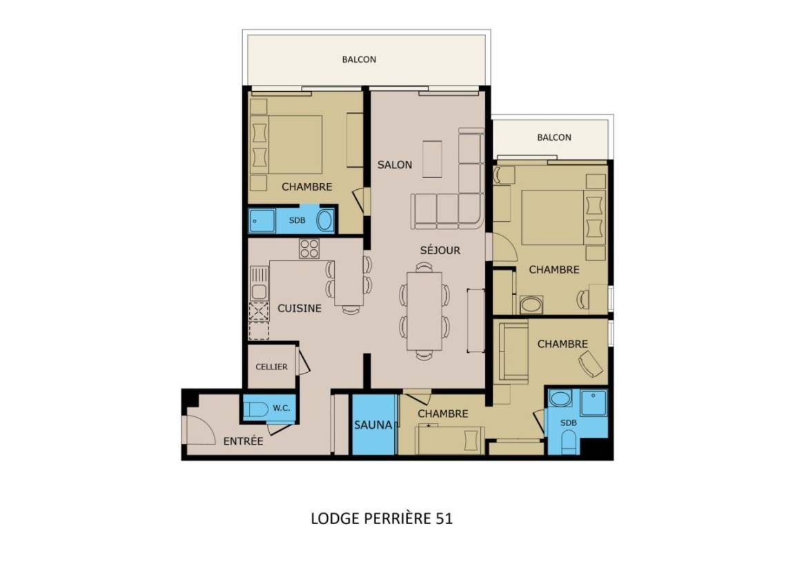89 m² Ferienwohnung ∙ 3 Schlafzimmer ∙ 8 Gäste – Bild 17