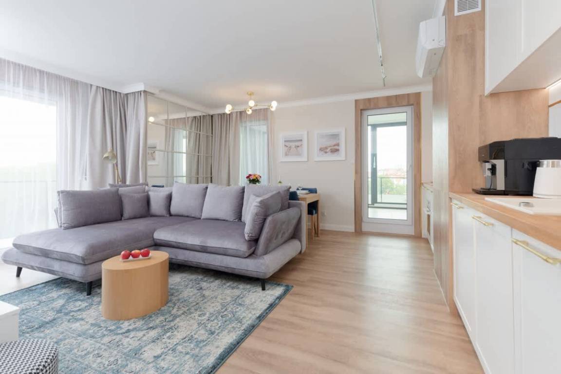 61 M² Apartment ∙ 2 Bedrooms ∙ 6 Guests - Kołobrzeg