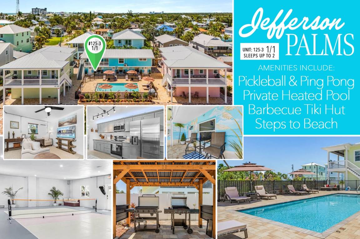 60 M² Ferienhaus ∙ 1 Schlafzimmer ∙ 2 Gäste - Fort Myers Beach, FL