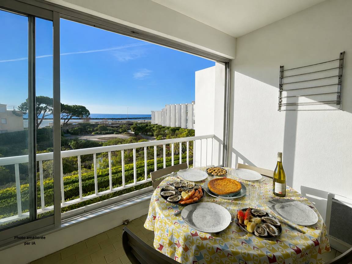 22 M² Studio ∙ 1 Chambre ∙ 4 Personnes - Plage de la Corniche - Sète