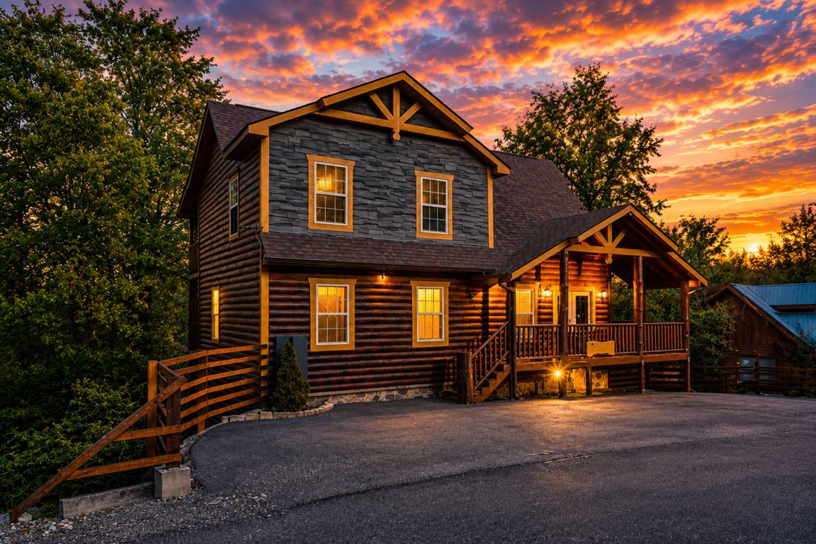 263 M² Cabin ∙ 4 Bedrooms ∙ 14 Guests - Pigeon Forge