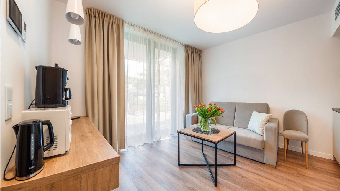 16 m² Ferienwohnung ∙ 1 Schlafzimmer ∙ 2 Gäste – Bild 1