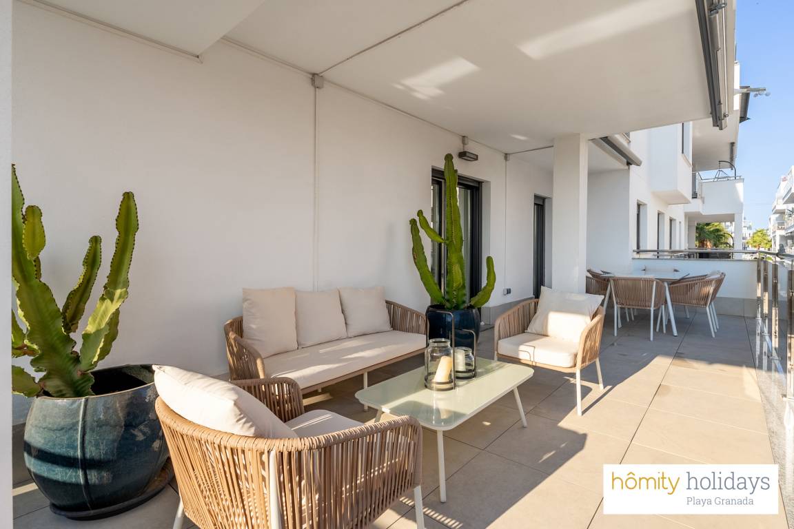 90 M² Apartamento ∙ 3 Quartos ∙ 6 Hóspedes - Costa Tropical