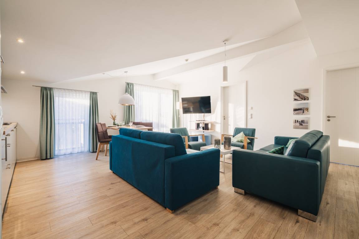59 m² Ferienwohnung ∙ 1 Schlafzimmer ∙ 4 Gäste – Bild 2