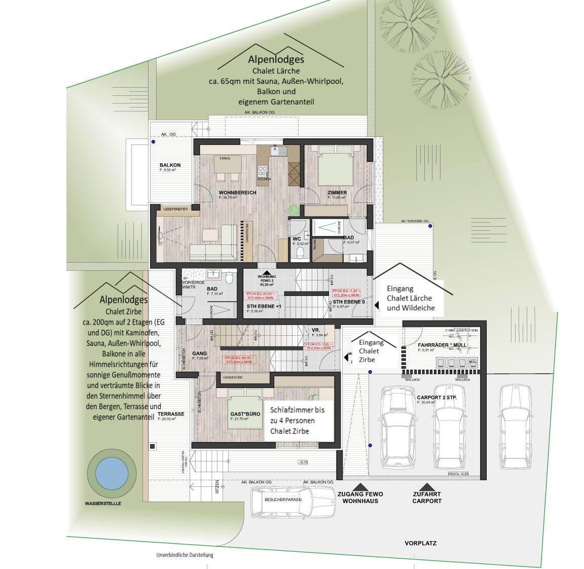 200 M² Ferienwohnung ∙ 3 Schlafzimmer ∙ 8 Gäste - Bischofswiesen