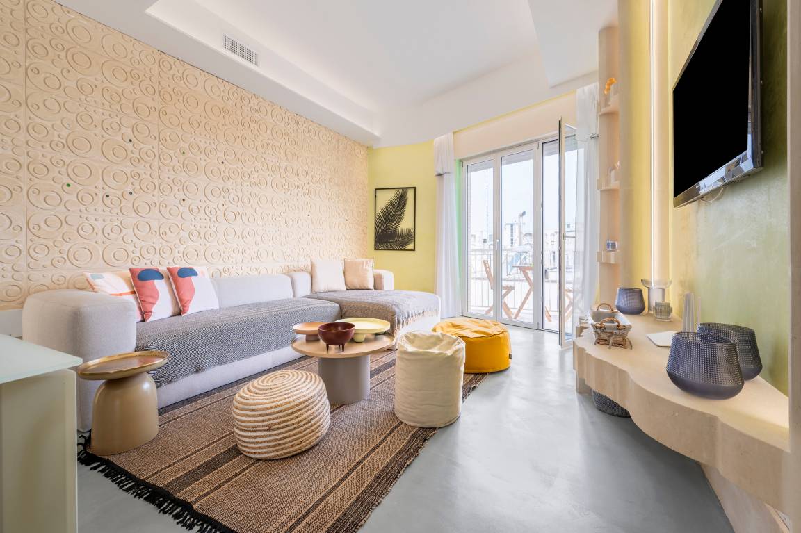 100 M² Apartamento ∙ 3 Habitaciones ∙ 5 Huéspedes - Otranto