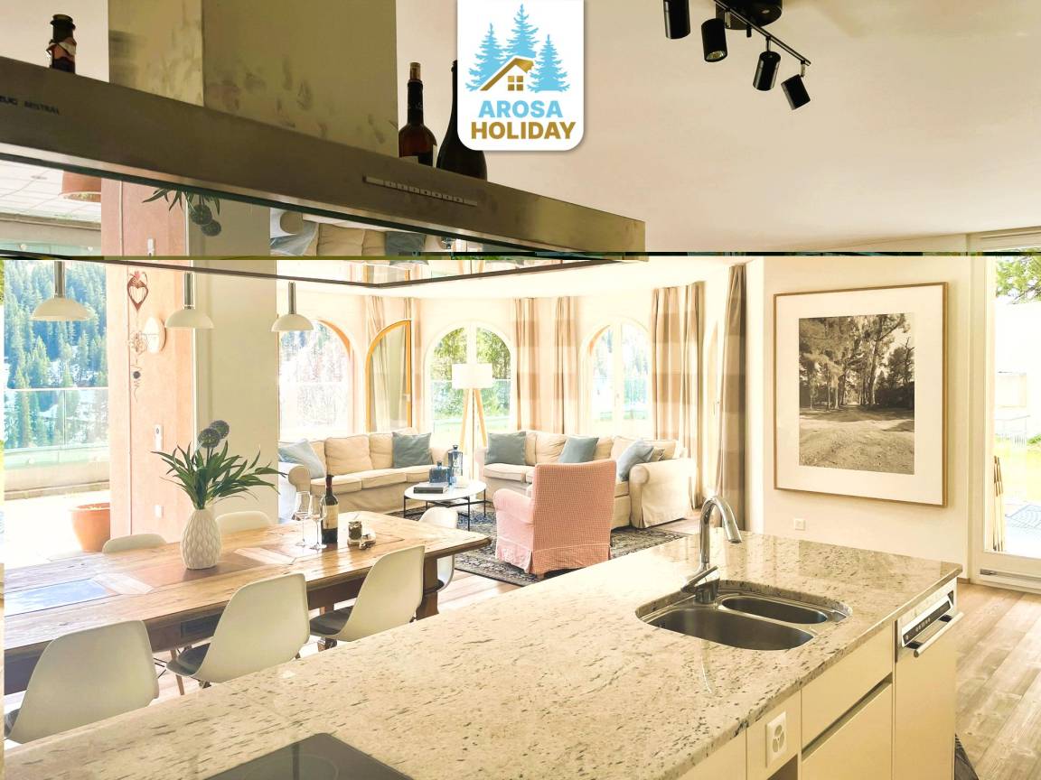 210 M² Ferienwohnung ∙ 4 Schlafzimmer ∙ 10 Gäste - Arosa