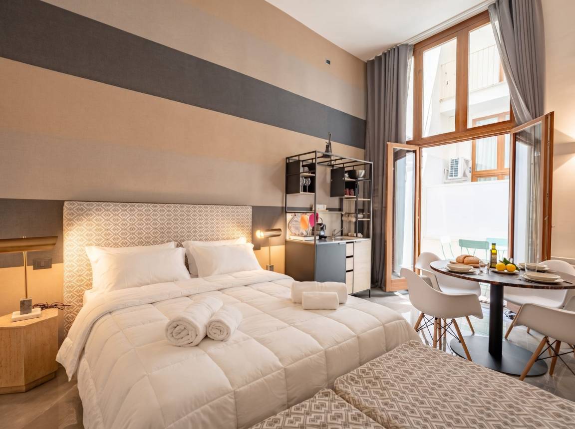 37 M² Apartamento ∙ 1 Quarto ∙ 2 Hóspedes - Bari