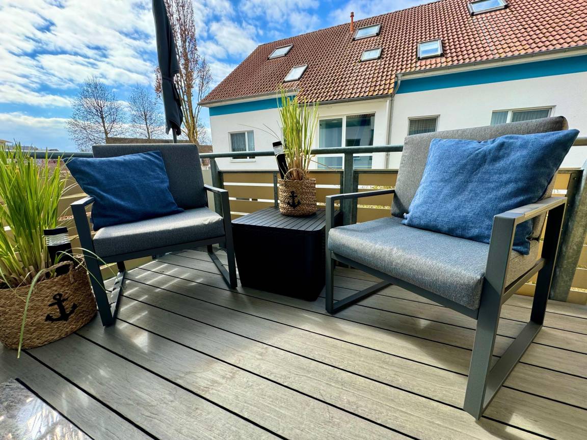 37 M² Ferienwohnung ∙ 1 Schlafzimmer ∙ 3 Gäste - Zingst