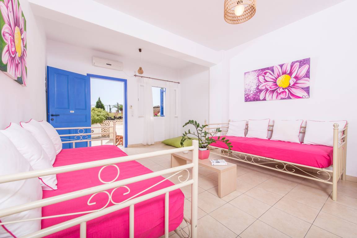 40 M² Apartment ∙ 1 Bedroom ∙ 4 Guests - سانتوريني