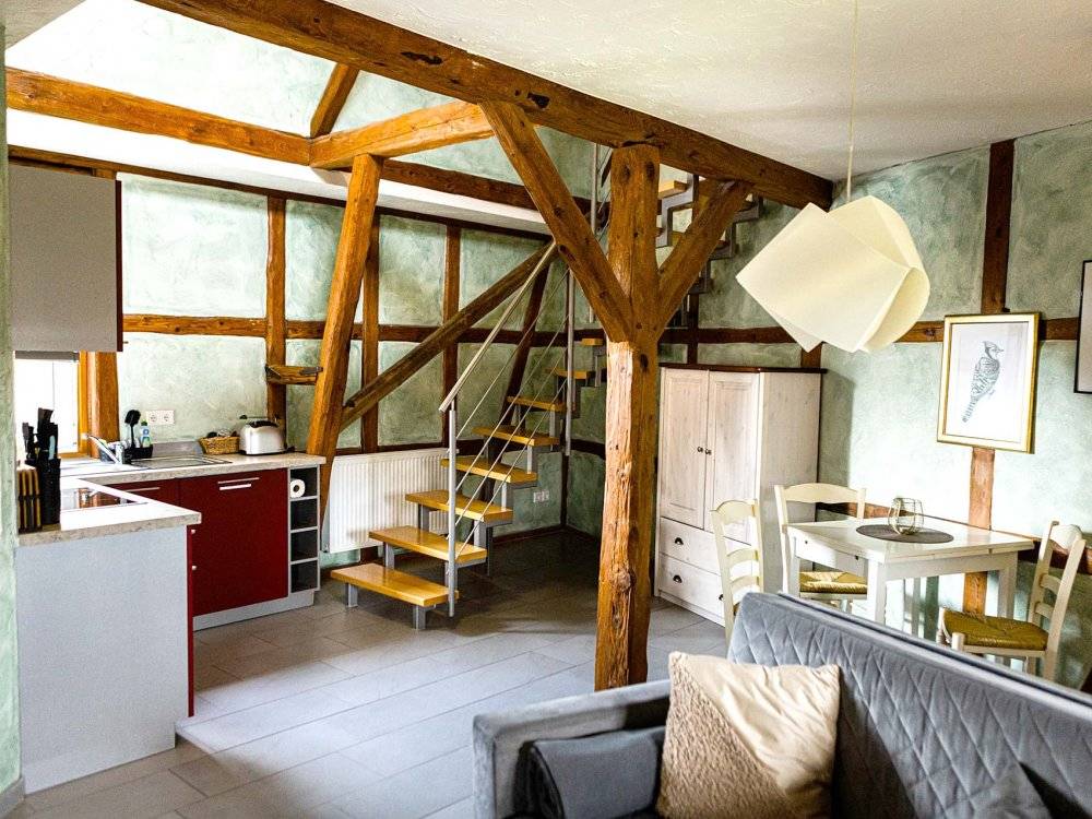 54 M² Ferienwohnung ∙ 1 Schlafzimmer ∙ 2 Gäste - Rudolstadt
