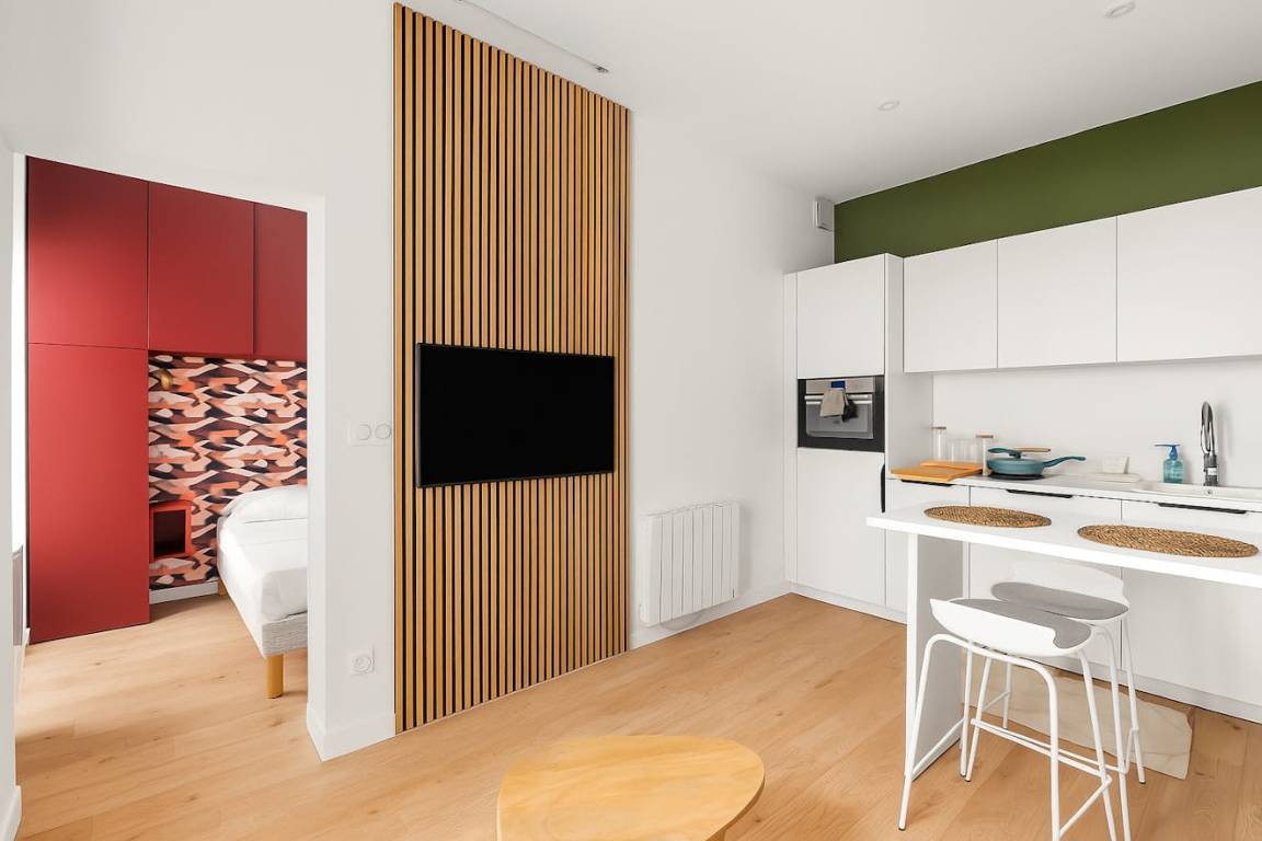 30 M² Ferienwohnung ∙ 1 Schlafzimmer ∙ 2 Gäste - Lyon