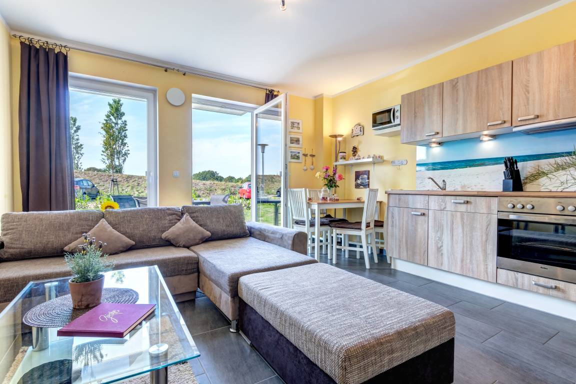 60 m&sup2; Ferienwohnung 2 Schlafzimmer 4 G&auml;ste