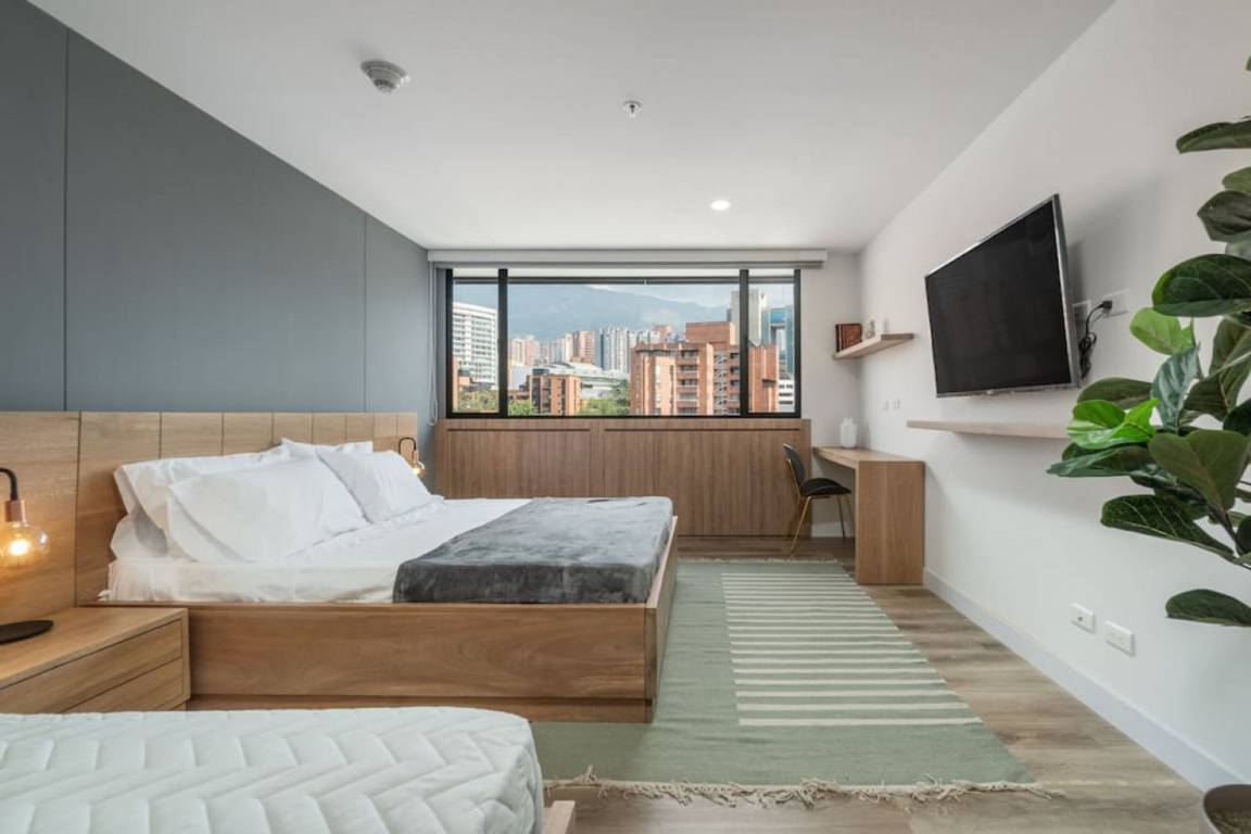 28 M² Apartamento ∙ 1 Habitación ∙ 4 Huéspedes - Medellín