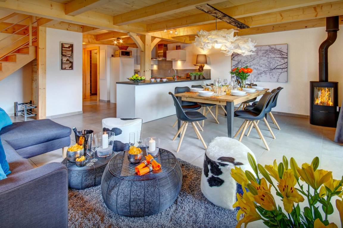 100 M² Chalet ∙ 4 Chambres ∙ 8 Personnes - Manigod