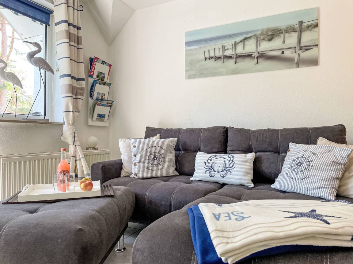45 M² Ferienwohnung ∙ 1 Schlafzimmer ∙ 2 Gäste - Brünzow