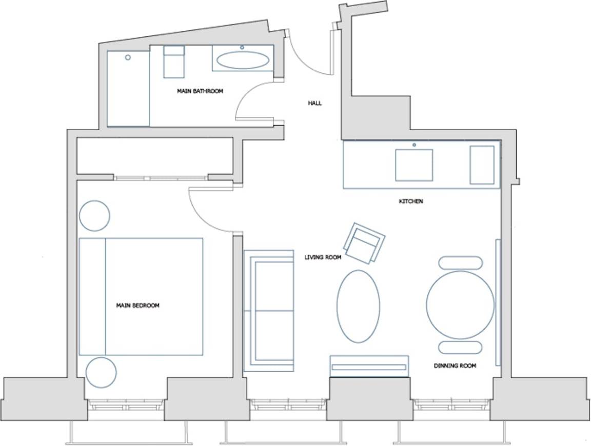 49 M² Apartamento ∙ 1 Habitación ∙ 2 Huéspedes - Chamartín