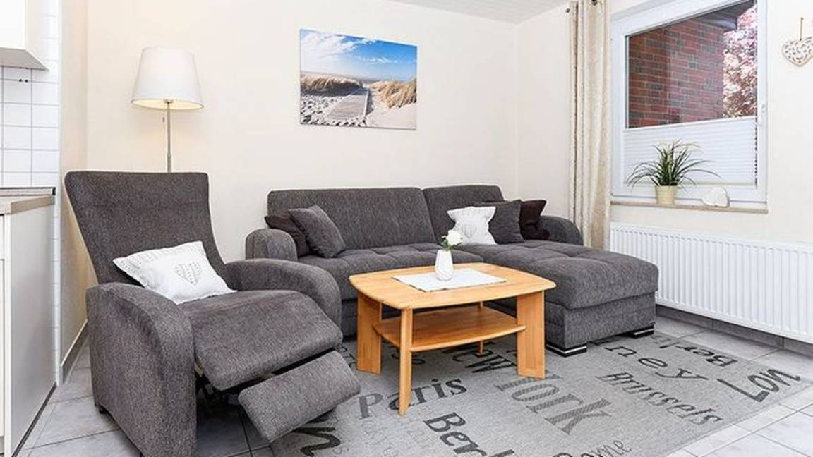 35 M² Ferienwohnung ∙ 1 Schlafzimmer ∙ 2 Gäste - Neuharlingersiel