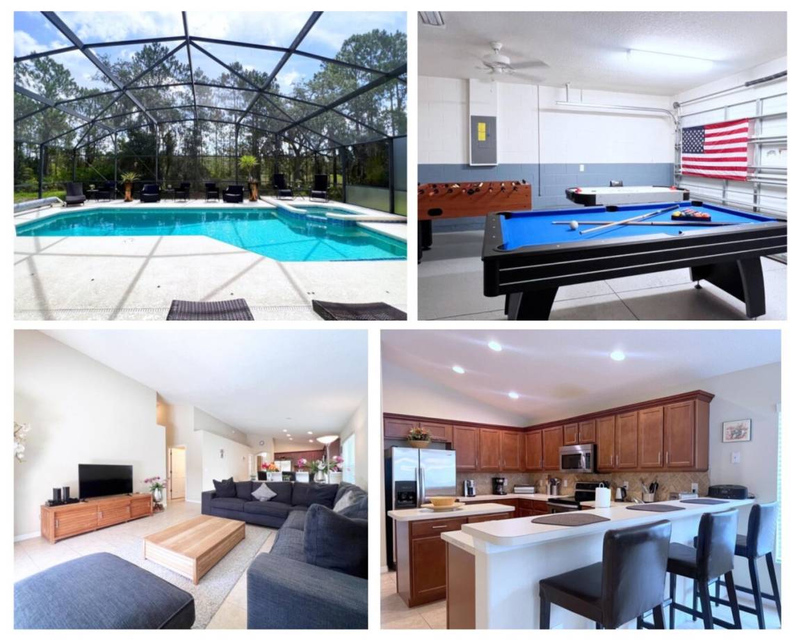 203 M² Maison De Vacances ∙ 4 Chambres ∙ 8 Personnes - Davenport, FL