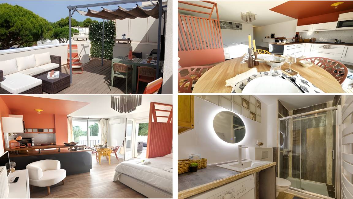 31 M² Appartement ∙ 1 Chambre ∙ 3 Personnes - Le Grau-du-Roi