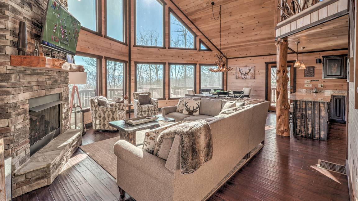 Cabin ∙ 3 Bedrooms ∙ 8 Guests - Nottely Lake, GA