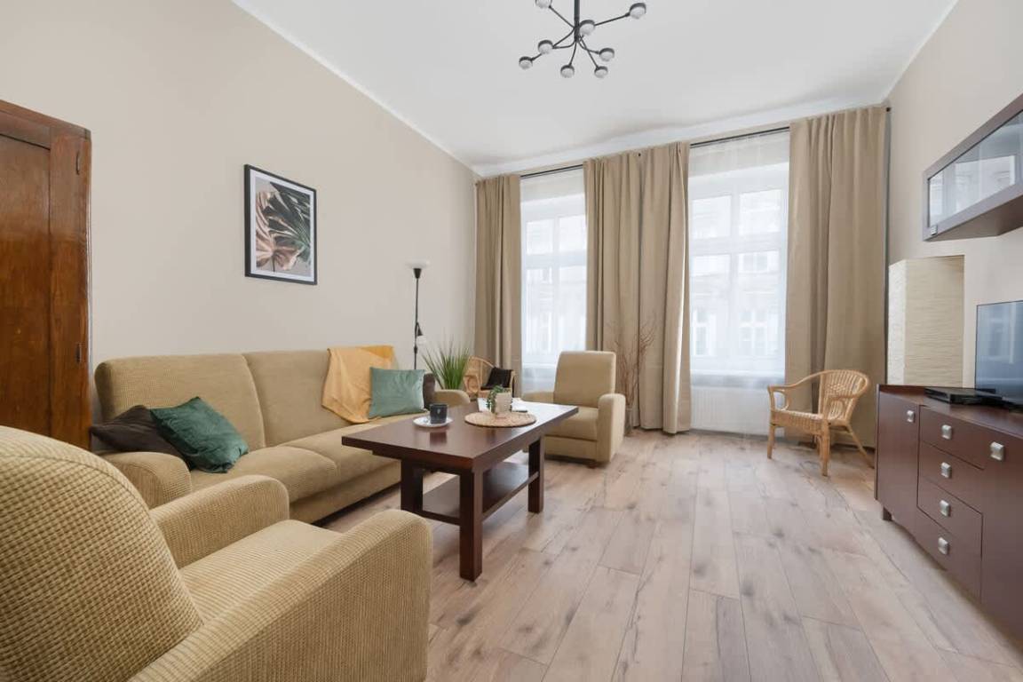 62 M² Apartamento ∙ 2 Habitaciones ∙ 4 Huéspedes - Wrocław