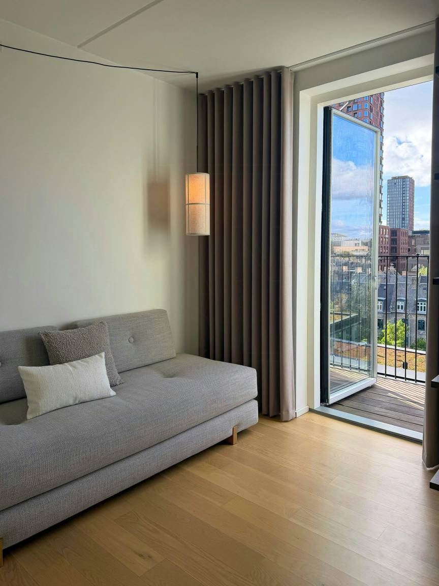 Penthouse med skyline-udsigt over Carlsbergbyen