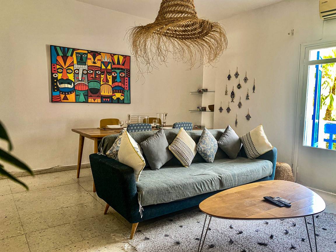 70 M² Ferienwohnung ∙ 2 Schlafzimmer ∙ 4 Gäste - La Marsa