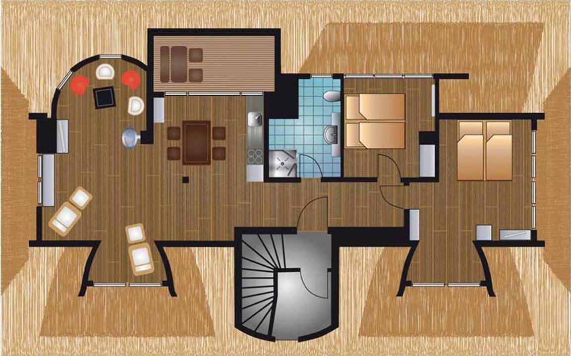 68 m² Ferienwohnung ∙ 2 Schlafzimmer ∙ 4 Gäste – Bild 10