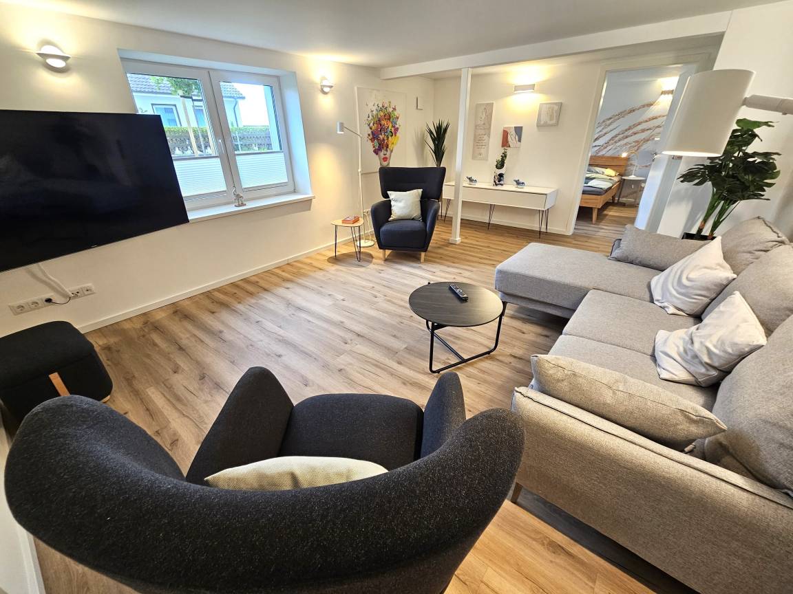 60 m&sup2; Ferienwohnung 2 Schlafzimmer 4 G&auml;ste