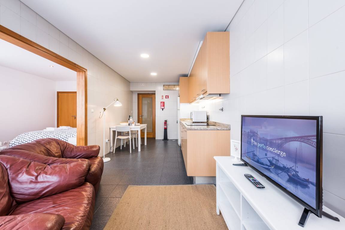 50 M² Estúdio ∙ 1 Quarto ∙ 2 Hóspedes - Rio Tinto