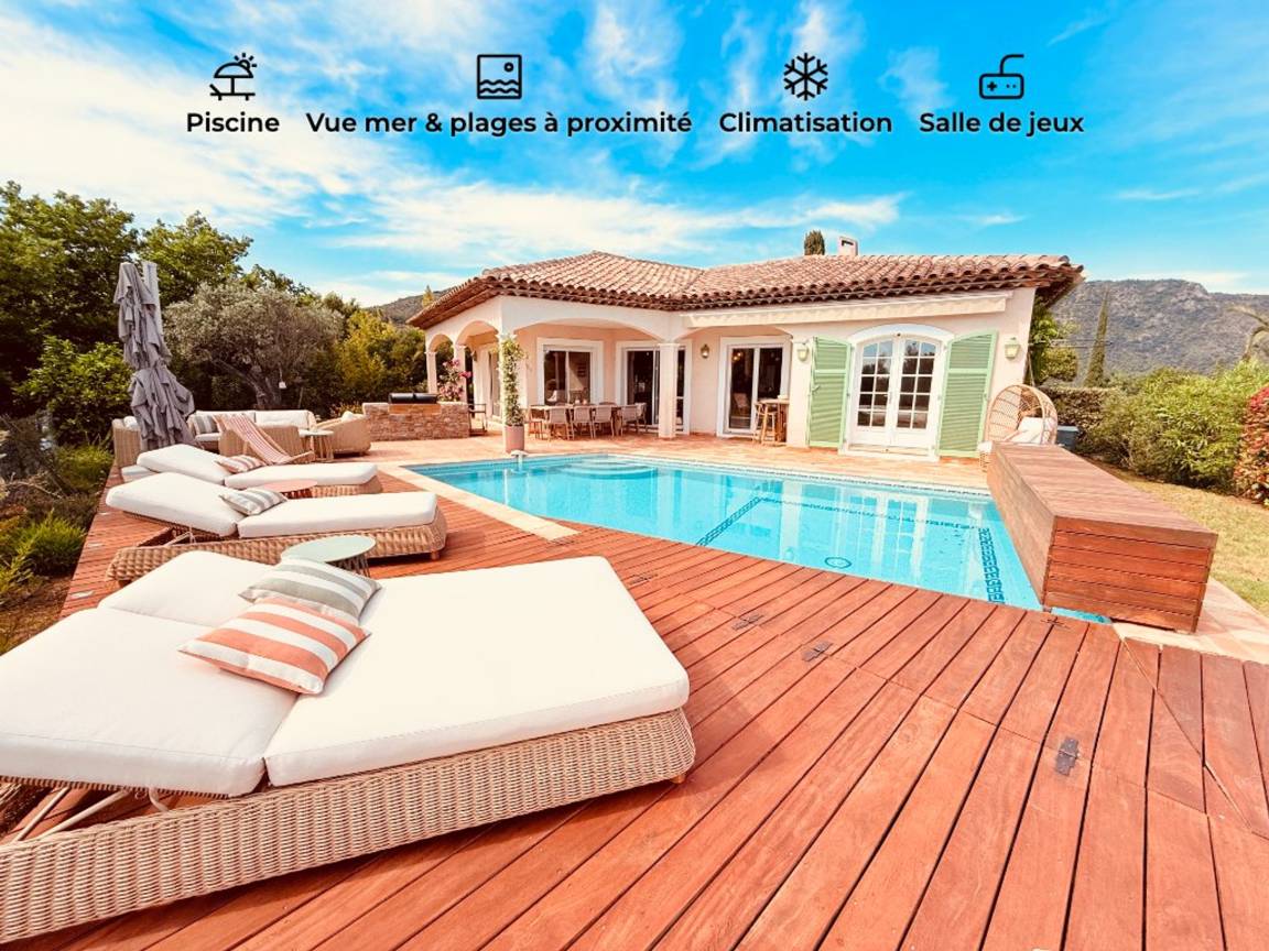 175 M² Maison De Vacances ∙ 4 Chambres ∙ 14 Personnes - Le Lavandou