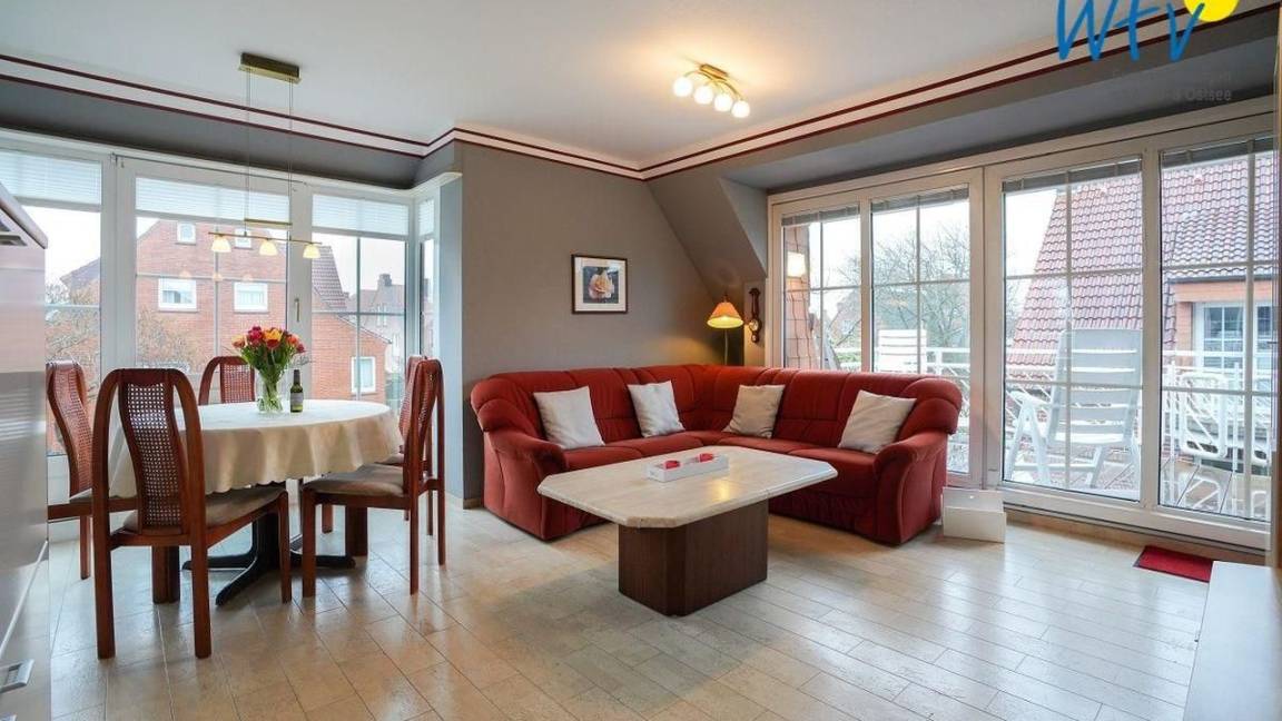 70 M² Ferienwohnung ∙ 2 Schlafzimmer ∙ 4 Gäste - Juist